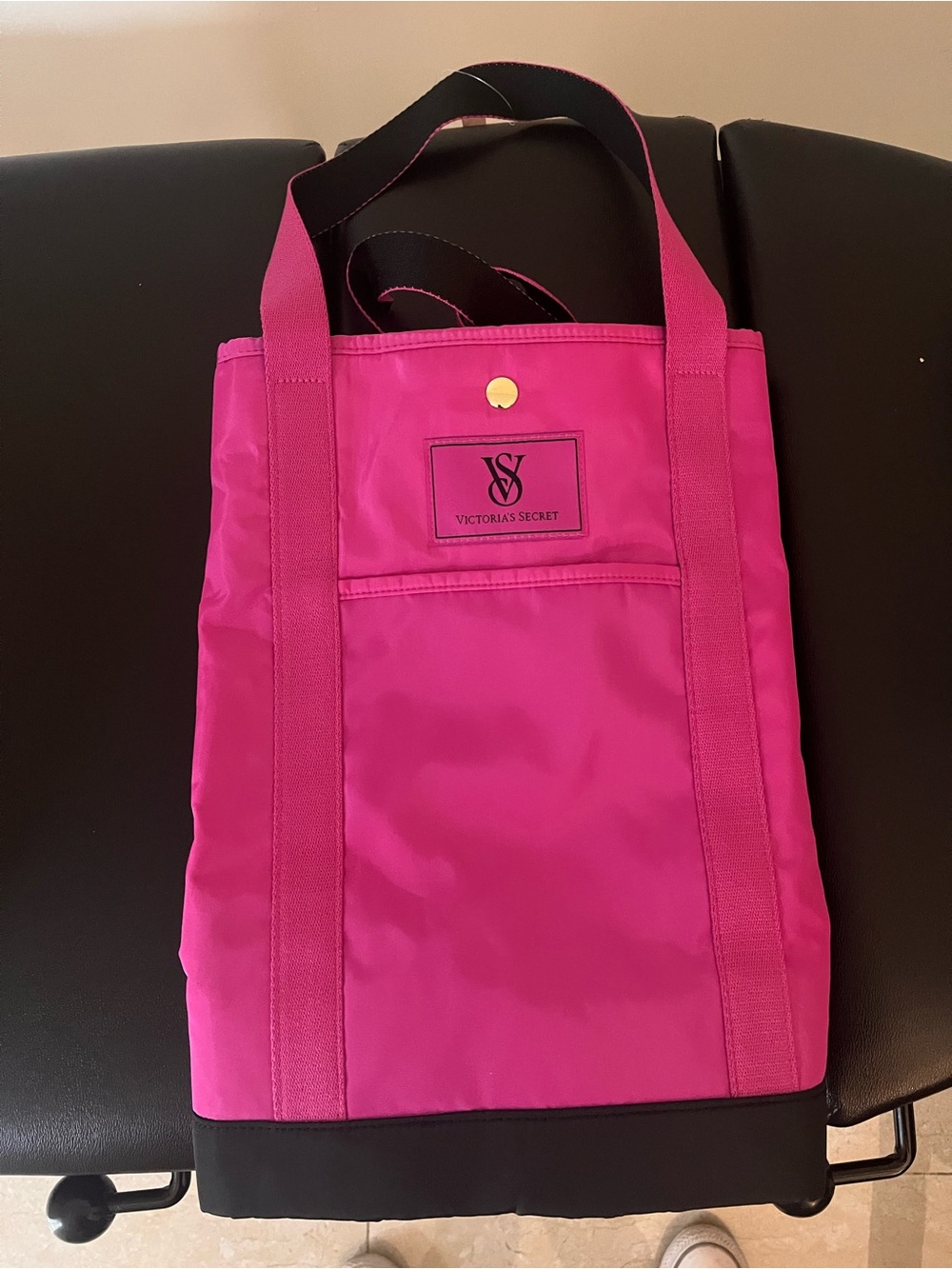 Victoria's Secret Vibrant Pink Vertical Tote